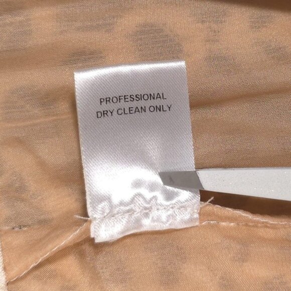 Kora Rae Women’s WOOL SILK Blend Beige Lace Pencil Skirt USA MADE No Size Tag S - Picture 15 of 16